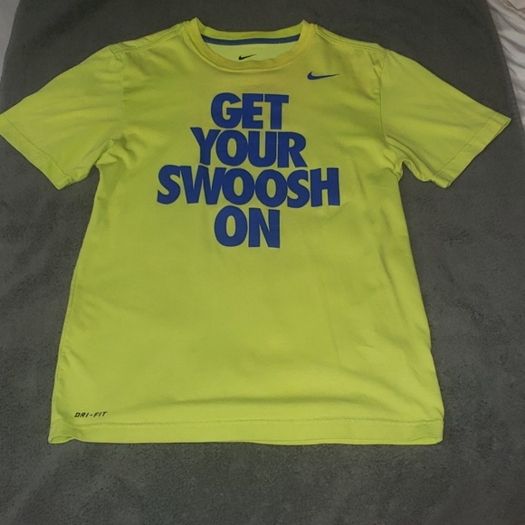 Nike Other - Nike Yellow Dri-Fit Short Sleeve Shirt